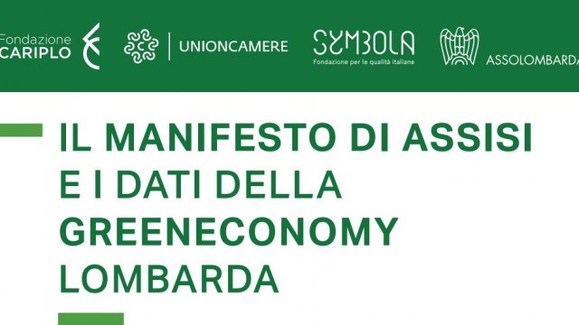 GreenItaly 2019 e Manifesto di Assisi. Focus Lombardia